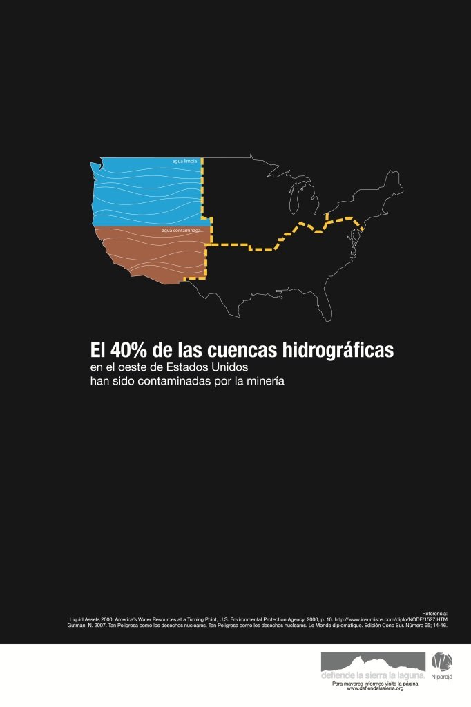 El 40% de las cuencas hidrográficas en el oeste de Estados Unidos han sido contaminadas por la minería