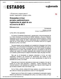 Demandan CCE revisar permiso a Cardones (8 Sep 2014)