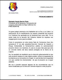 Dip. Edith Villavicencio vs Los Cardones (Jun 2014)
